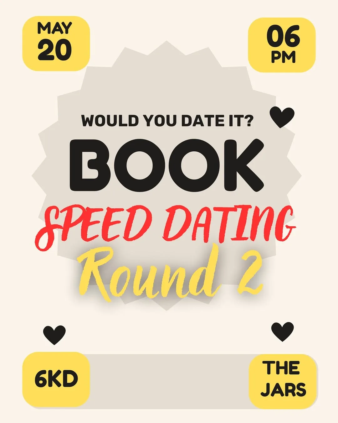 Book Speed Dating Round 2 | Events | 7eyak